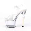 Pleaser - SKY308NRBH Sandale à bride à la cheville, Pole dance chaussures - Chaussures de pole dance - Transparent Product image